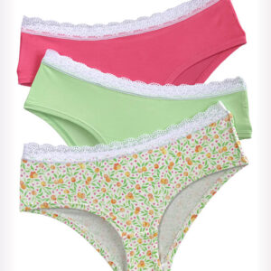 Low Rise Three-Pack Peachy