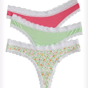 Thong Three-Pack Peachy